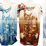 Wholesale Cheap Rhinestone Cats Design Shirts 100+ styles in stock