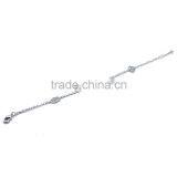 Good Quality Standard 925 Silver Hamsa Charm Bracelet thumbnail-2