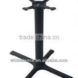 Cast Iron Black Cross Adjustable Height Table Base