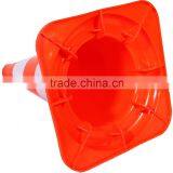 High Quality Flexible Orange PVC Traffic Cone thumbnail-5