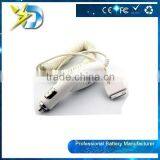 Portable USB Car Charger With Retrackable Cable Adapter For Travel Charger For Phone Charge