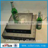 High Quality Transparent Acrylic LED Display Stand Rack Manufacturer