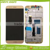 Lcd display with touch glass digitizer +Frame Assembly For Huawei G8 RIO-L02 RIO-L03 replacement screen black/white/gold color