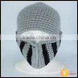 beanies custom factory knight helmet hat free knitted pattern wholesale