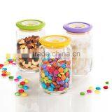 Good Quality Glass Candy Pots Cans Jars Glass Storage Organizer Jar Container thumbnail-1