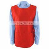 Vest For Supermarket Clerk Work Uniform Vests With Pockets & Front Button thumbnail-2