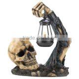Sinister Skull With Lantern Halloween Party Decoration thumbnail-1