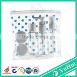 Hot Sell Plastic Travel Kit/travel Cosmetic Bottle Set With PVC Bag thumbnail-2