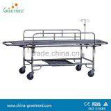 hospital medical stainless steel patient stretcher trolley
