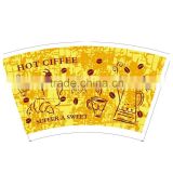 MADE IN CHINA disposable paper cups fan hard plastic cup