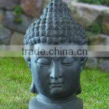 Stone Finished Buddha Head Statue With Handmade thumbnail-1