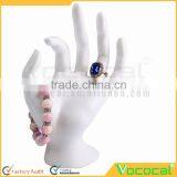 OK Hand Gestured Frosted Resin Ring Display Stand Jewelry Display Props White thumbnail-3
