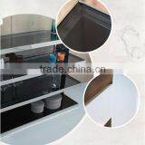 2016 Latest Modern Style Functional Tempered Glass Shoe Rack With Stainless Steel Frame For Home Use thumbnail-3