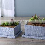 Hot Selling Modern Outdoor Garden Fiberglass Flower Pot Holder thumbnail-1