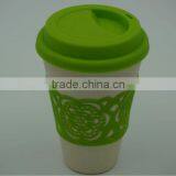 100% Recycled Alternative to Plastic, Glassware Ceramics Bamboo Fiber Cup thumbnail-2
