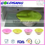 Microwave safe use Leakproof silicone rubber bowl cover