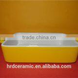 Microwave Safe Porcelain Dish Unique Bakeware With Handle thumbnail-2