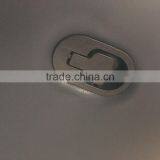 Modern Manual Recliner Relaxing Chair Adjustable White Leather Recliner Chair thumbnail-2