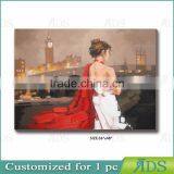 Custom Beautiful Lady Figure Oil Painting thumbnail-4