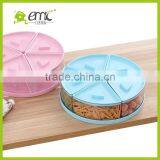 Emc 2017 Plastic Candy Box 5 Divided Storage Box With Cover Food Container With Cover thumbnail-1