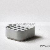 Desktop Use Concrete Storage Box Handmade Square Cement Pen Holder thumbnail-2