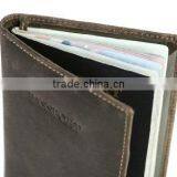 RFID Blocking id Card Holder Travel Leather Passport Holder thumbnail-5