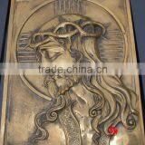 Famous Bronze Jesus Wall Relief for Church Decor thumbnail-1