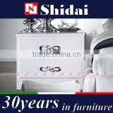 White Night Stand Bedside Table Wooden Bedroom Side Nightstand Cabinet Drawer N-33 thumbnail-1