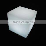 Modern New Beautiful Ring Lighting Plastic LED Cube Chair With Rechargeable Battery thumbnail-1