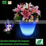 LED Large and Tall Flower Pots /led Cheap Plastic Fancy Plastic Large Led Flower Pot thumbnail-3