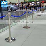 Heavy Duty Stainless Steel Crown Top Queue Pole Barrier thumbnail-1