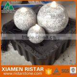 Natural Granite Stone Outdoor Fountain Three Pillar and Balls thumbnail-4