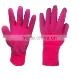 Sunnyhope Colored Interlock Latex Gardening Gloves thumbnail-1