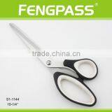 S1-1144 10.25 Inch 2Cr13 Stainless Steel Blade With PP+TPR Plastic Handle Long Blade Cutting Stationery Scissors thumbnail-1