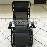 Metal Folding Zero Gravity Chair Camping Bed Beach Chair thumbnail-3