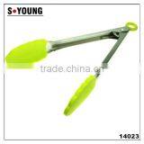 14023 Barbecue Grill Tongs Silicone Kitchen Serving Locking Food Tong thumbnail-3