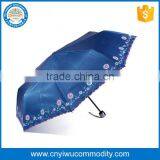 2017 New Design Top Quality Blue Auto Open Ads Print Straight Golf Umbrella Rain Umbrella thumbnail-1