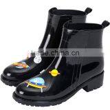 Girls Ankle Low Cut Fashion Rainboot Unique Design Durable Cheap Rain Shoes thumbnail-2
