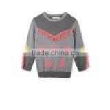 Baby Girl Design Cardigan Child Sweater Kids Clothing Children Jumper HSD5589 thumbnail-1