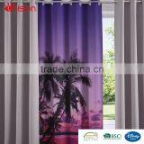 design curtains for lightout,polyester curtain, new design decoration digital print blackout curtain