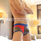 Custom 2016 New Arrival Cuecas Sey Cotton Stretch Men's Boer Football Athletic Sports Man Plain Underwear Pouch Enhancing Boers thumbnail-2