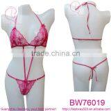 Sexy Cheap Pink Transparent Lingerie in Women Lingerie thumbnail-1