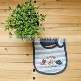 Cute Emobroidered Waterproof Baby Bibs thumbnail-1