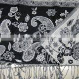 2016 Fashion Stylish Women Russian Classic Jacquard Paisley Floral Viscose Shawl thumbnail-2