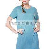 UINSTONE Women Dress #T-shirt Dress #Tunic Dress #Swing Dress #Loose Dress With Short Sleeve #Tie-Dye Style thumbnail-3