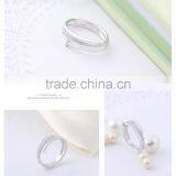 Ally Express Cheap Wholesale High-end S925 Silver Jewelry AAA+ Zirconia Adjustable Finger Nail Ring thumbnail-4