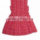Organic Cotton Floweral Print Girl's Sleeveless Summer Dress thumbnail-2