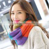 2017 New Year Spring Cute Young Girl Neckchief Knitted Printing Colorful Students Girl Pullover thumbnail-1