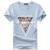 Summer Youth Short Sleeve T-shirt Men Loose Round Collar Men's Clothing thumbnail-2
