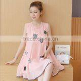 Zm51269a 2016 Summer Pregnant Clothes Maternity Chiffon Dress thumbnail-1